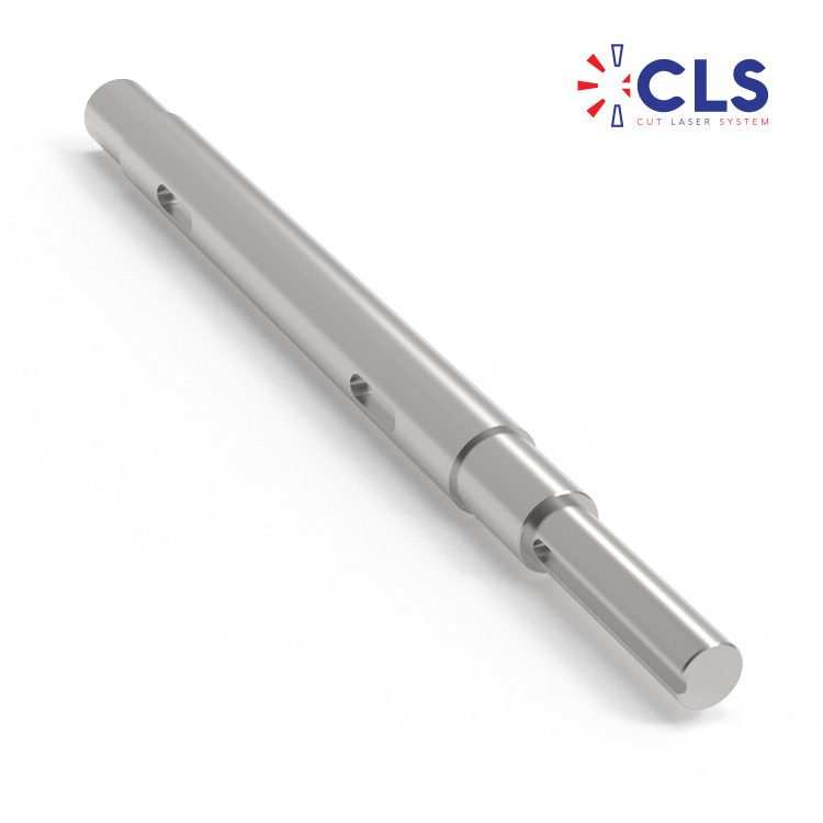 CNC turned machined shaft, reference CLS-2416 B