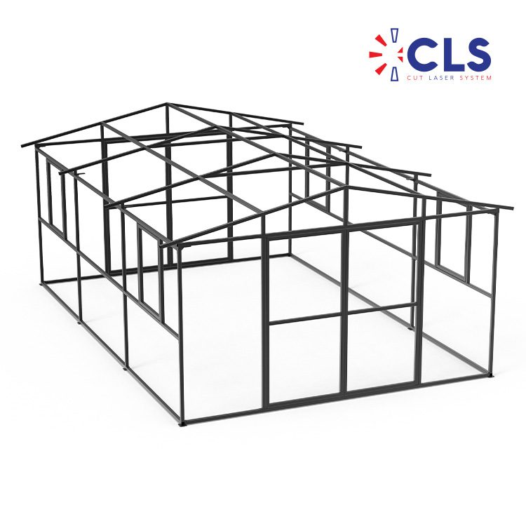 Metal greenhouse and winter garden structure, reference CLS-2605