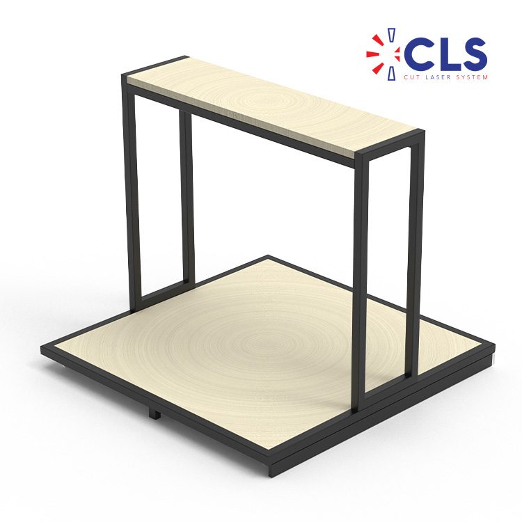 Wheeled metal equipment stand, reference CLS-2523 A